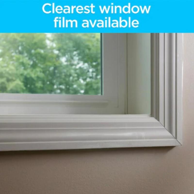 3M Clear Indoor Window Film Insulator Kit 84 in. W X 236 in. L