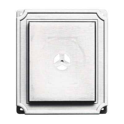 Builders Edge 7 in. H X 9 in. W X 17 in. L Prefinished White Copolymer Mounting Block
