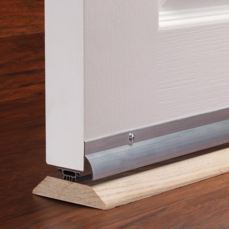 M-D Building Products Silver Aluminum Under Door Seal For Doors 36 in. L X 1.63 in.