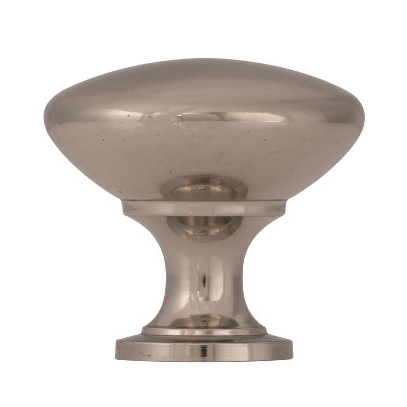 Amerock Allison Round Cabinet Knob 1-3/16 in. D 1-1/8 in. Brushed Chrome