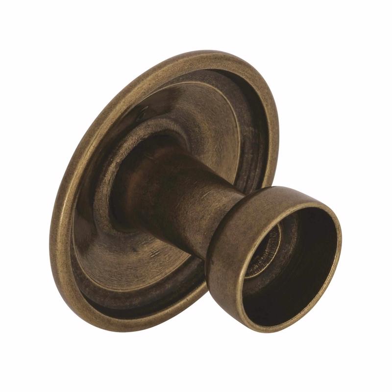 Amerock Allison Round Cabinet Knob 1-3/8 in. D 1 in. Antique Brass