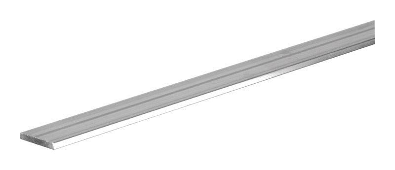 SteelWorks 0.125 in. X 2 in. W X 4 ft. L Aluminum Flat Bar