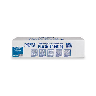 Film-Gard Plastic Sheeting 4 mil X 8 ft. W X 100 ft. L Polyethylene Clear