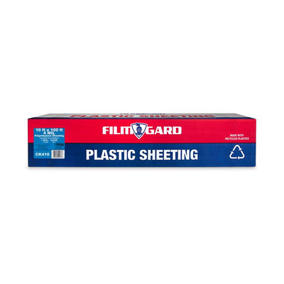 Film-Gard Plastic Sheeting 4 mil X 10 ft. W X 100 ft. L Polyethylene Clear
