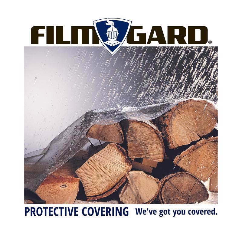 Film-Gard Plastic Sheeting 4 mil X 16 ft. W X 100 ft. L Polyethylene Clear