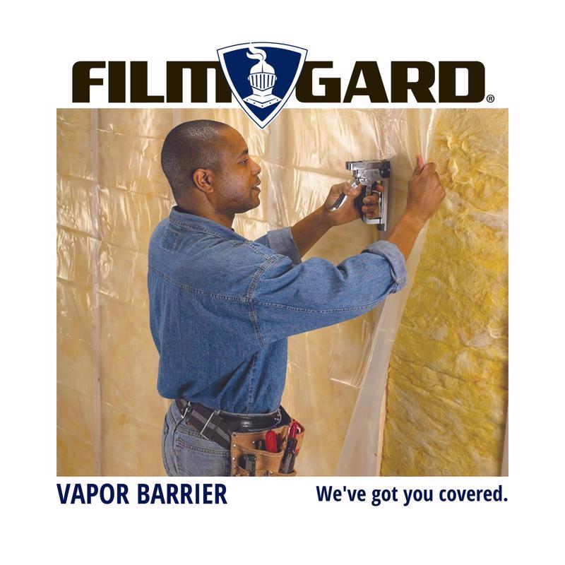 Film-Gard Plastic Sheeting 4 mil X 20 ft. W X 100 ft. L Polyethylene Clear