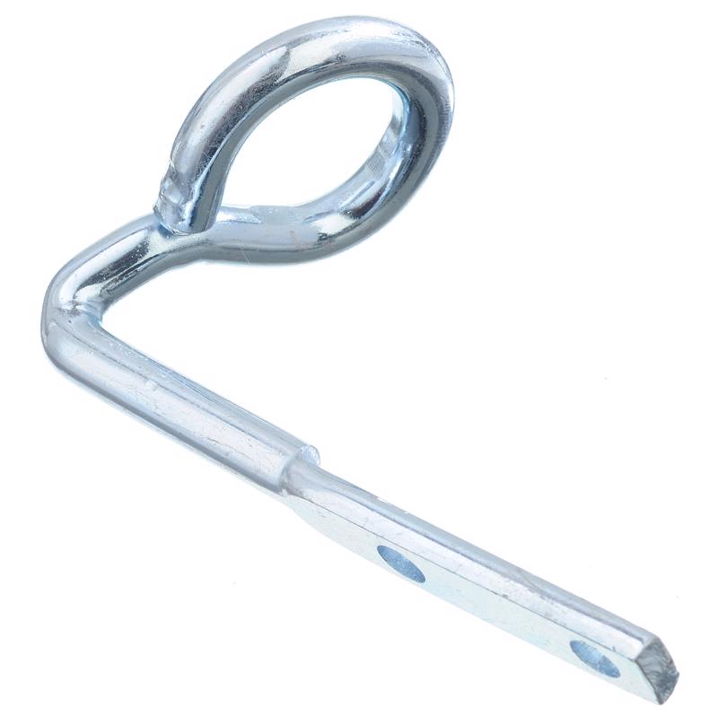 Hampton Small Zinc-Plated Silver Steel 4.125 in. L Rope Binding Hook 150 lb