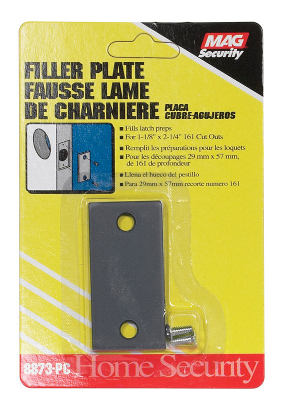 Prime-Line Gray Steel Edge Filler Plate