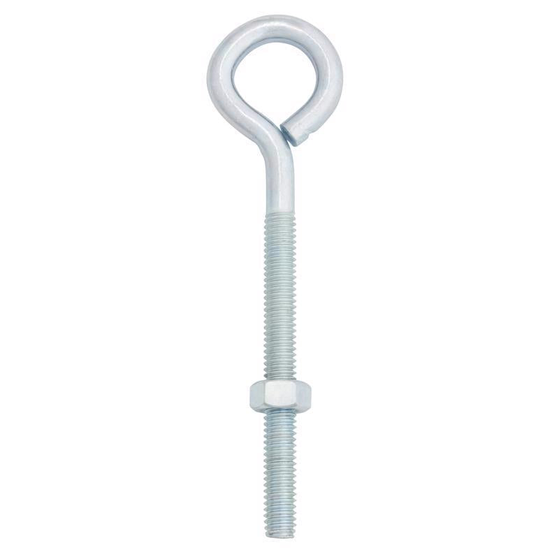 Hampton 5/16 in. X 5 in. L Zinc-Plated Steel Eyebolt Nut Included