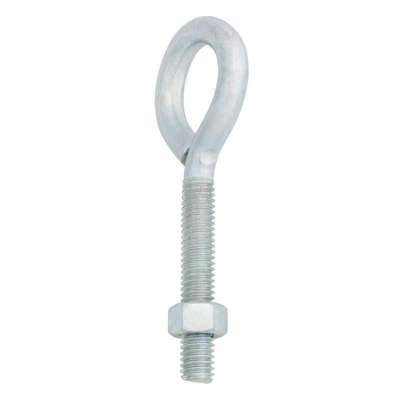 Hampton 3/8 in. X 4 in. L Zinc-Plated Steel Eyebolt with Nut Nut Included
