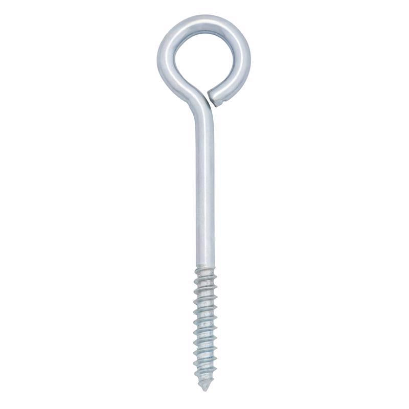 Hampton 1/4 in. X 3-3/4 in. L Zinc-Plated Steel Lag Thread Eyebolt