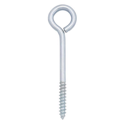 Hampton 1/4 in. X 3-3/4 in. L Zinc-Plated Steel Lag Thread Eyebolt