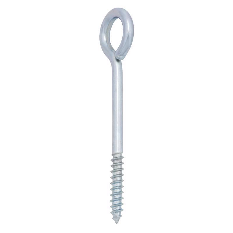 Hampton 1/4 in. X 3-3/4 in. L Zinc-Plated Steel Lag Thread Eyebolt