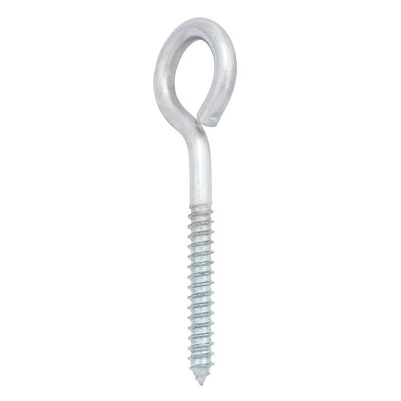 Hampton 2-5/8 in. X 4 in. L Zinc-Plated Steel Lag Thread Eyebolt