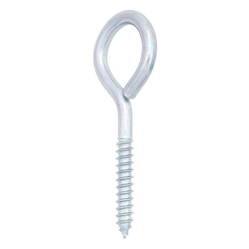Hampton 3/8 in. X 4-1/2 in. L Zinc-Plated Steel Lag Thread Eyebolt