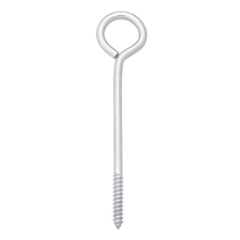 Hampton 3/8 in. X 8 in. L Zinc-Plated Steel Lag Thread Eyebolt