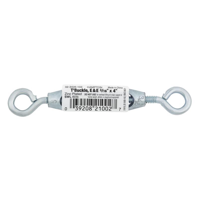 Hampton Zinc-Plated Aluminum/Steel Turnbuckle 70 lb