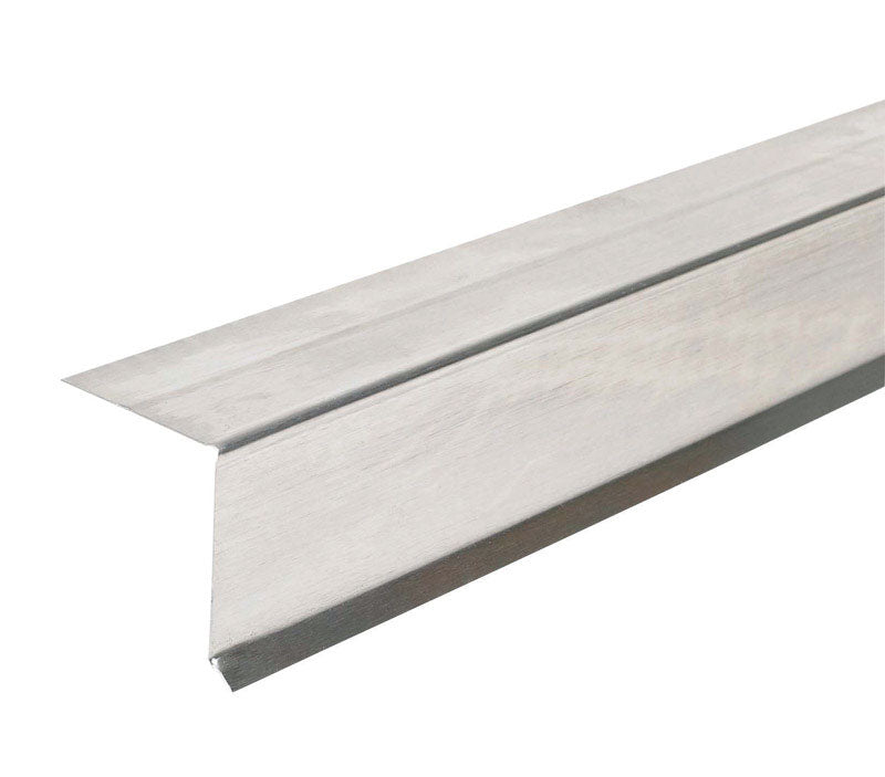 Amerimax 1-1/2 in. W X 10 ft. L Galvanized Steel Drip Edges White
