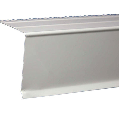 Amerimax 1.5 in. W X 10 ft. L Galvanized Steel Drip Edges White