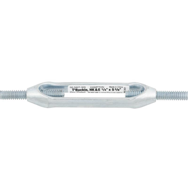 Hampton Zinc-Plated Aluminum/Steel Turnbuckle 160 lb