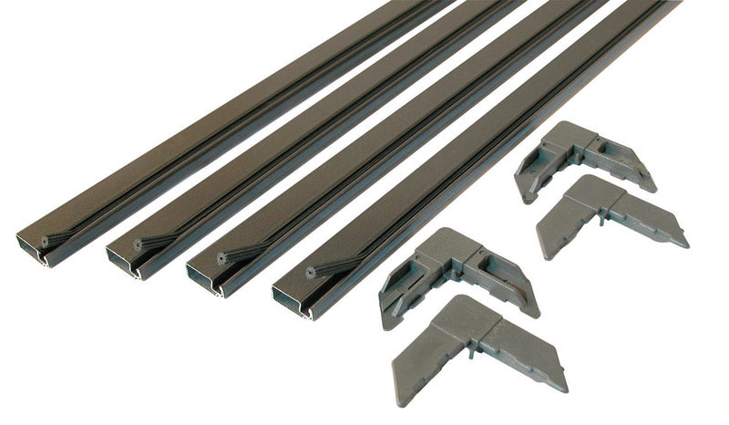 Prime-Line Bronze Aluminum 5/16 in. W X 3/4 in. L Screen Frame Kit