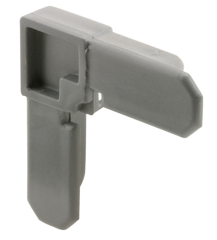 Prime-Line Gray Plastic 7/16 in. W X 3/4 in. L Screen Frame Corner