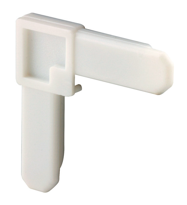 Prime-Line White Plastic 7/16 in. W X 3/4 in. L Screen Frame Corner
