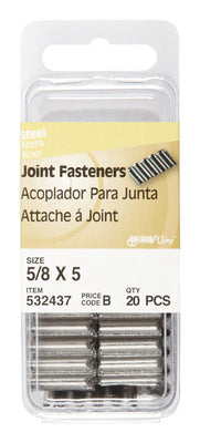HILLMAN 5/8 in. Joint Galvanized Steel Joint Fastener Joint Head