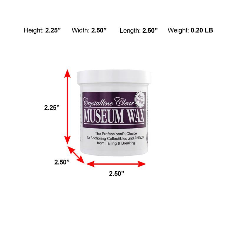 Quake Hold Ready America Mirror Clear Removable Museum Wax 2 oz