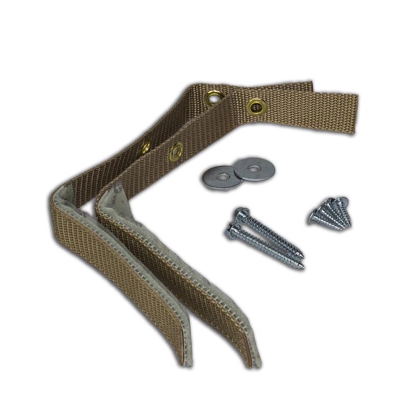 Quake Hold Ready America Nylon Self Adhesive Furniture Strap Oak Assorted 1 in. W X 15 in. L