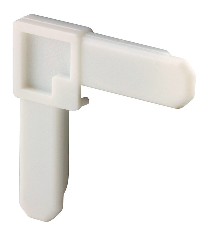 Prime-Line White Plastic 5/16 in. W X 3/4 in. L Screen Frame Corner