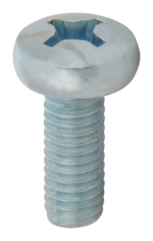 HILLMAN M6-1 Ga. X 16 mm L Phillips Pan Head Zinc-Plated Steel Metric Machine Screws