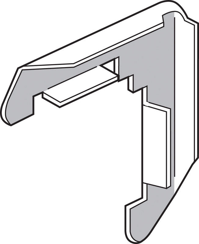Prime-Line Mill Aluminum Screen Frame Corner