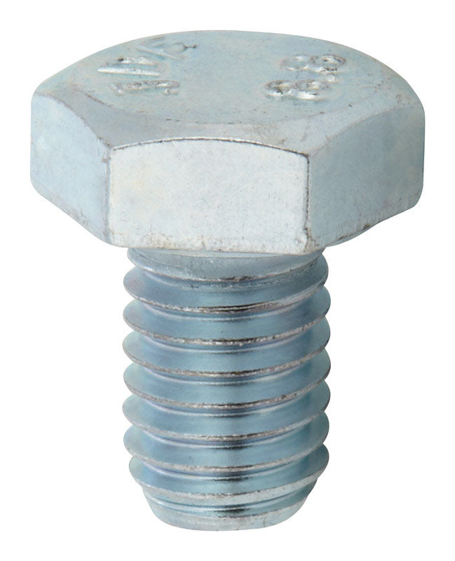 HILLMAN M8-1.25 mm D X 12 mm L Heat Treated Steel Hex Head Cap Screw