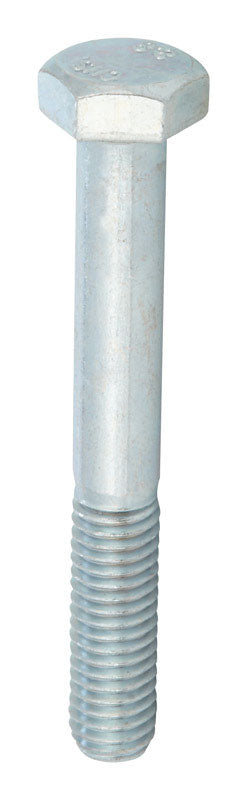 HILLMAN M8-1.25 mm D X 60 mm L Heat Treated Steel Hex Head Cap Screw