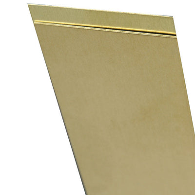 K&S 0.093 in. X 2 in. W X 12 in. L Mill Brass Metal Strip