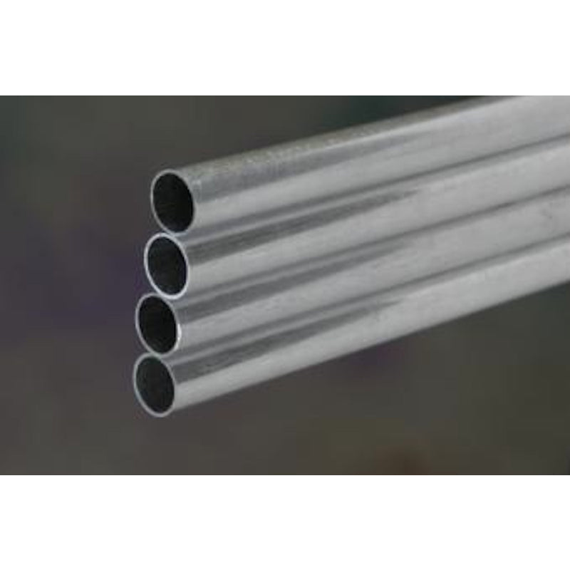 K&S 1/16 in. D X 12 in. L Round Aluminum Tube