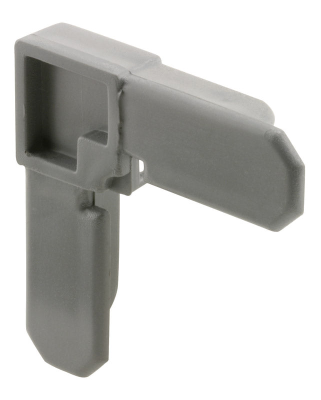 Prime-Line Gray Plastic 3/8 in. W X 3/4 in. L Screen Frame Corner