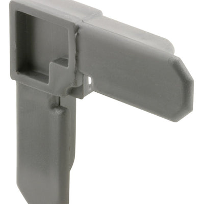 Prime-Line Gray Plastic 3/8 in. W X 3/4 in. L Screen Frame Corner