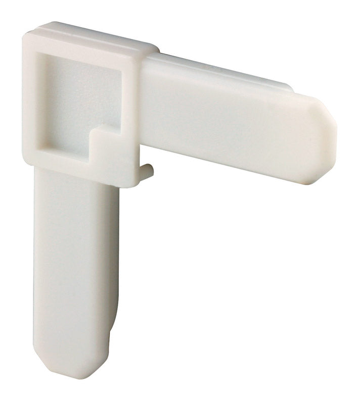 Prime-Line White Plastic 3/8 in. W X 3/4 in. L Screen Frame Corner