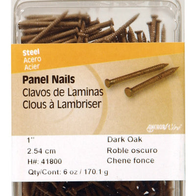 HILLMAN Anchor Wire 1 in. Panel Steel Nail Flat Head 6 oz