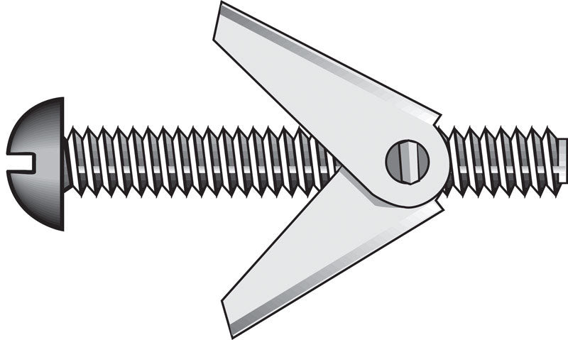 HILLMAN Fas-N- Tite 1/8 in. D X 3 in. L Truss Zinc-Plated Steel Toggle Bolt