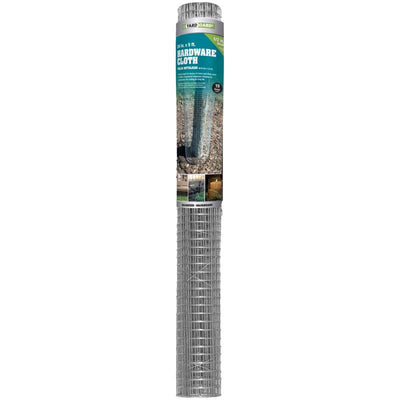 Garden Craft 24 in. H X 5 ft. L Galvanized Steel Hardware Cloth 1/2 in.