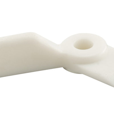Prime-Line White Nylon Turn Button 9/16 in. L X 0.38 in. H