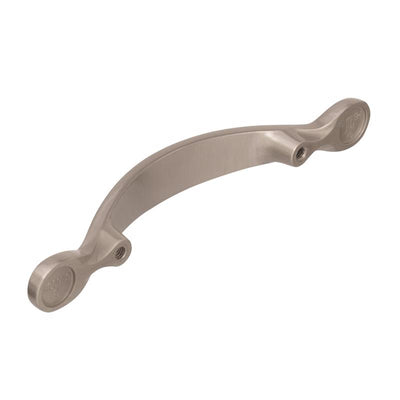 Amerock Transitional Arch Cabinet Pull 3 in. Satin Nickel Silver