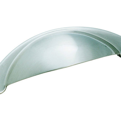 Amerock Traditional Cup Cabinet Pull Cup 2-1/2 in. Satin Nickel Silver