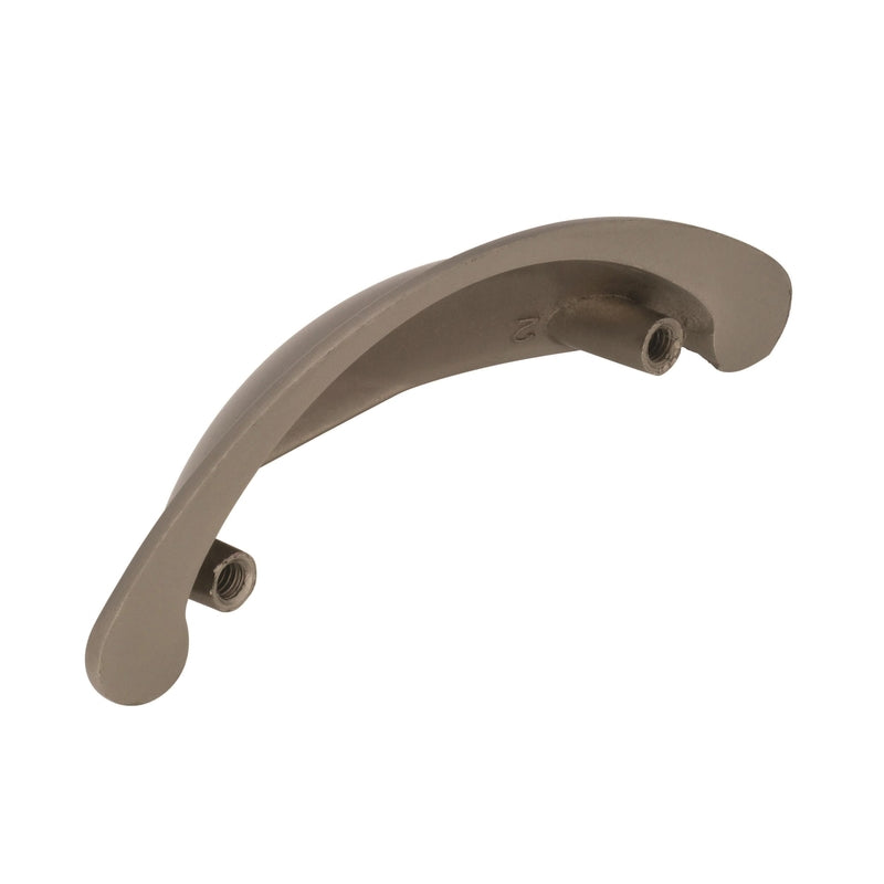 Amerock Traditional Cup Cabinet Pull Cup 2-1/2 in. Satin Nickel Silver