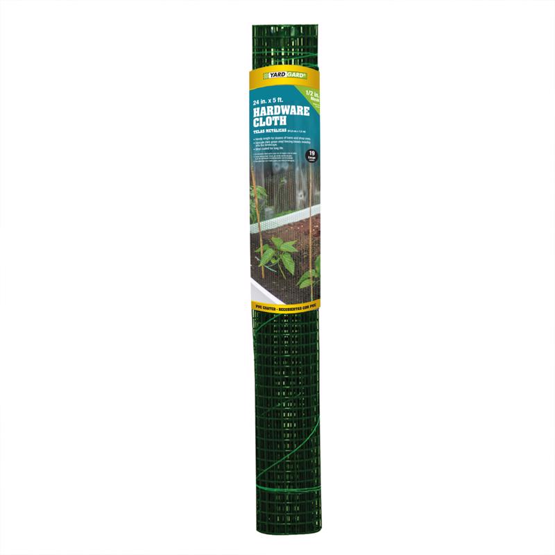 Garden Craft 24 in. H X 5 ft. L Steel Hardware Cloth 1/2 in.