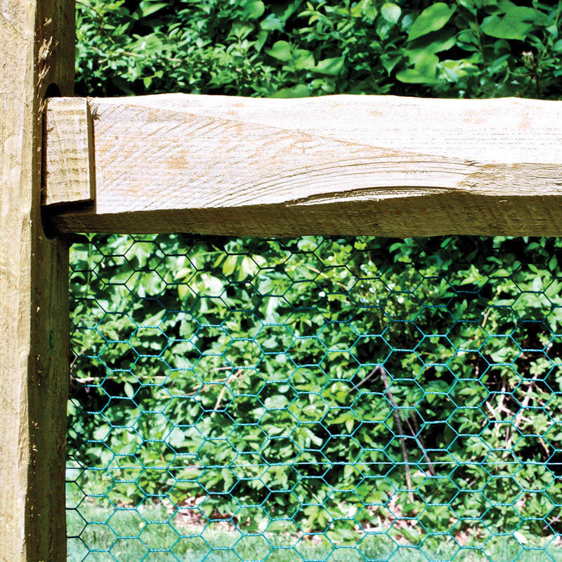 Garden Craft 36 in. H X 25 ft. L Steel Fencing 1 in. X 1 in. in.