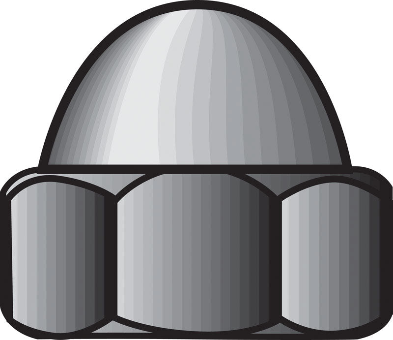HILLMAN 5/16 in. Zinc-Plated Steel SAE Acorn Nut